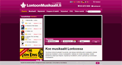 Desktop Screenshot of lontoonmusikaalit.fi